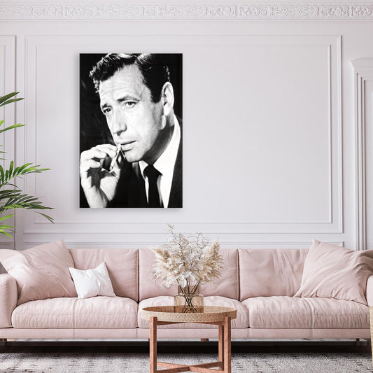 Acrylglasbild - Yves Montand - Einrichtungsbeispiel Foto