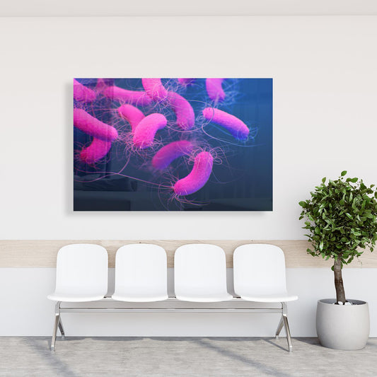 Medical Office Art - Close-up of a blood cell - Einrichtungsbeispiel Foto