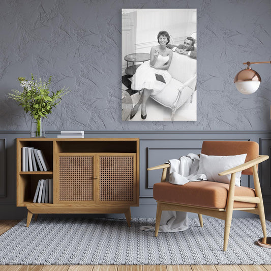 Acrylglasbild - Sophia Loren - Einrichtungsbeispiel Foto