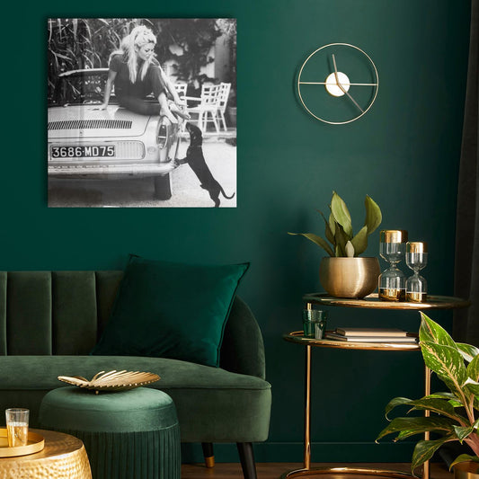 Acrylglasbild - Brigitta Bardot - Einrichtungsbeispiel Foto