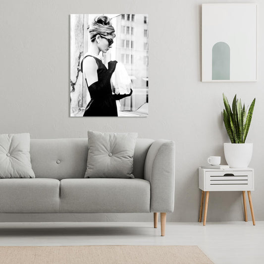 Acrylic glass picture - Breakfast with Audrey