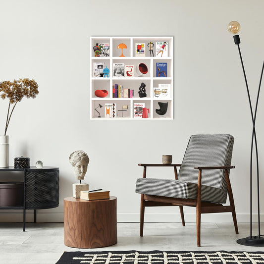 Acrylglasbild - Bookshelf I