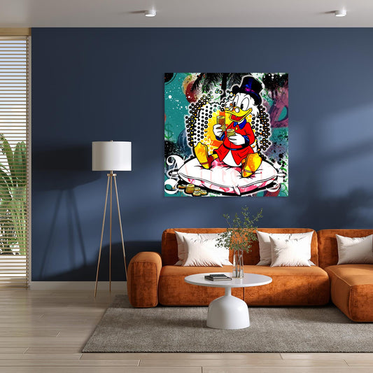 Acrylglasbild - Graffiti Donald