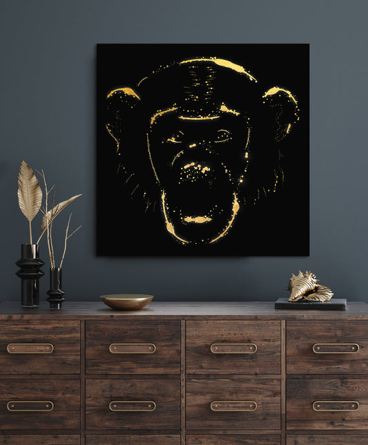 Blattgold Bild - Ape Wohnbeispiel