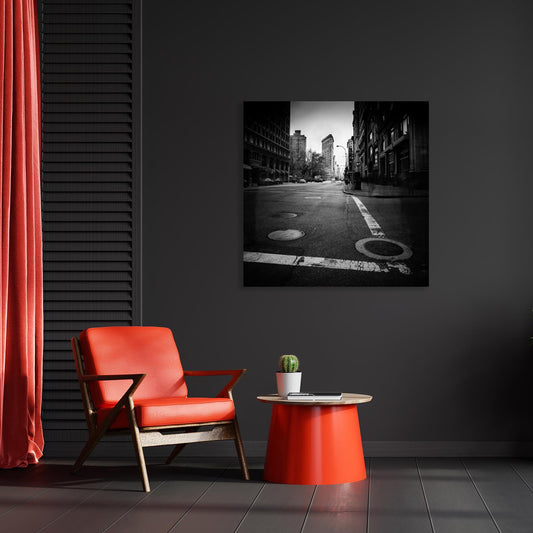 Aluminiumbild - Straße