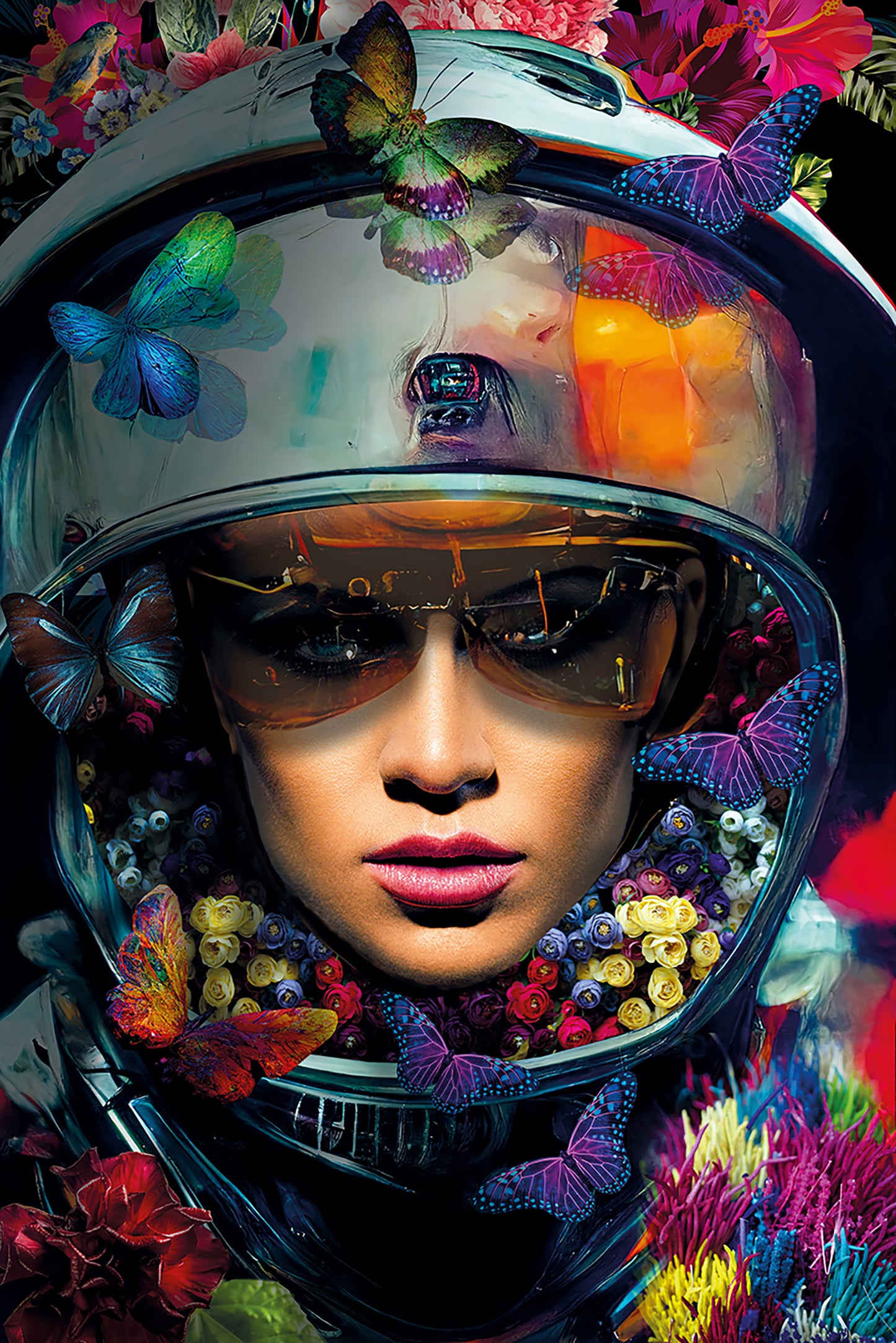 Acrylglasbild - Cosmic Bloom