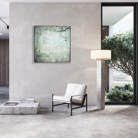 Canvas picture with shadow gap frame - Vetus Rami 50x50cm