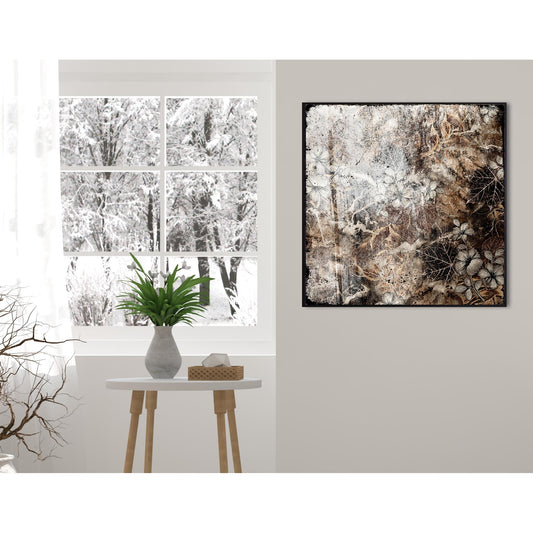 Canvas picture with shadow gap frame - Elias 50x50cm