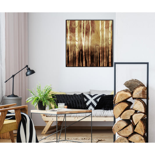 Canvas picture with shadow gap frame - Noah 50x50cm