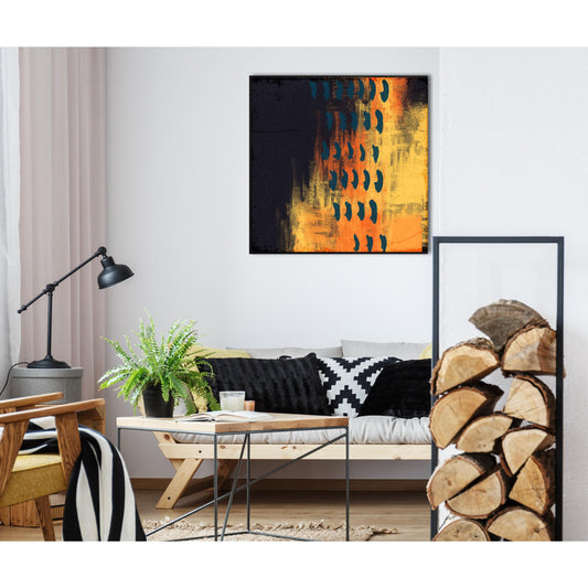 Canvas picture with shadow gap frame - Felix 50x50cm