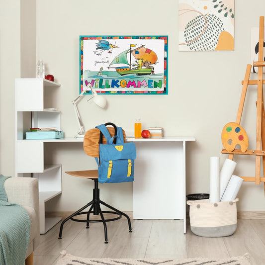 Impression sur toile Janosch - Bienvenue