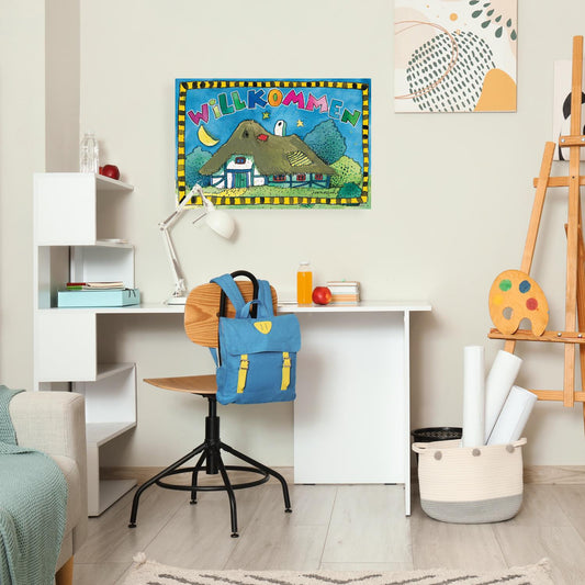 Impression sur toile Janosch - Bienvenue