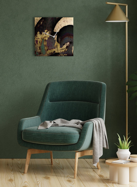 Aureus Noire Blattgold-Uhr