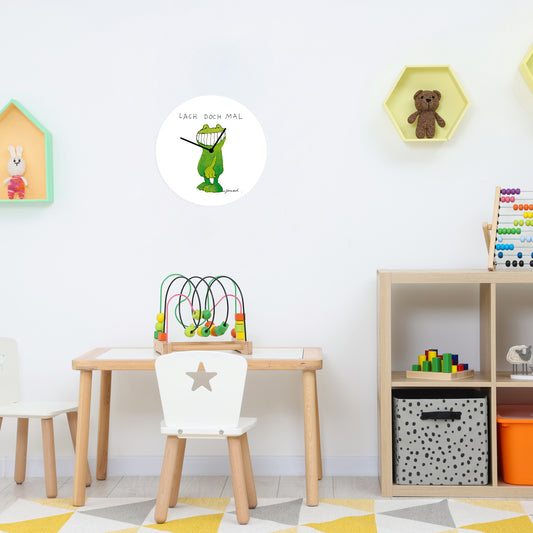 Janosch acrylic glass clock - Just laugh