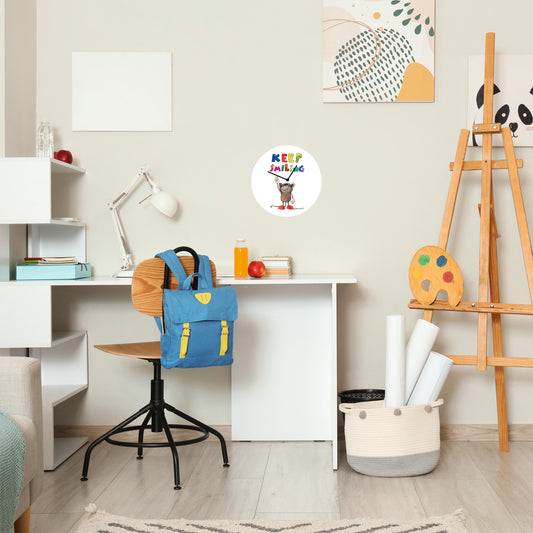 Janosch acrylic glass clock - Keep Smiling