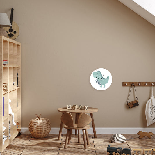 Acrylic glass clock - Dinosaur