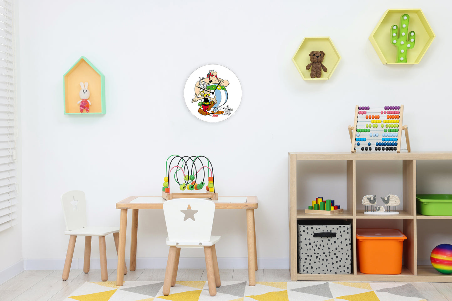 Acrylglas-Uhr - Asterix und Obelix 1