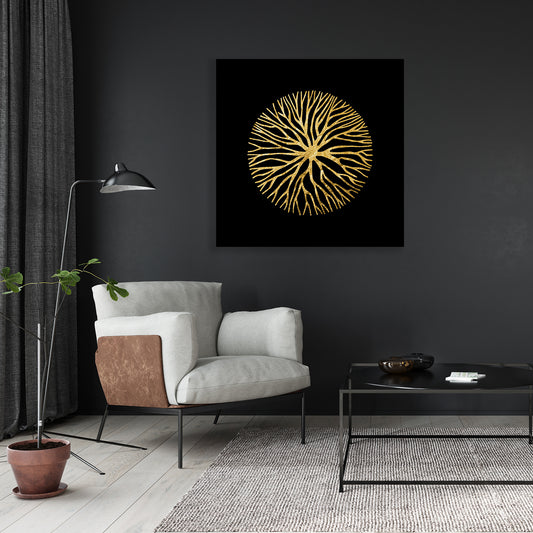 Blattgold Bild - Gladios Detail