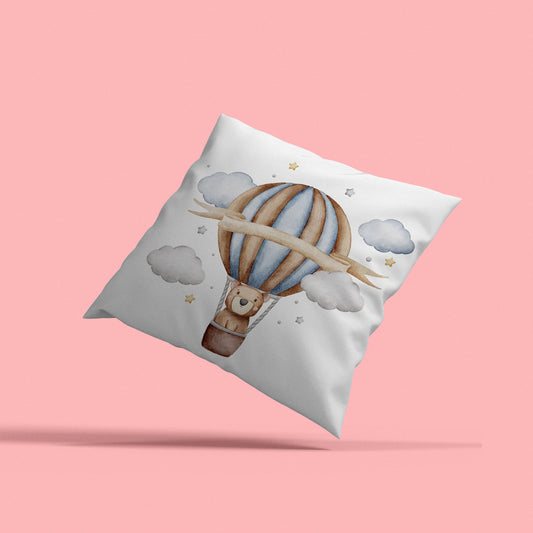 Kissenbezug - Bär im Heißluftballon