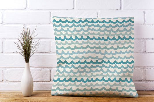 Kissenbezug - Wellenmuster