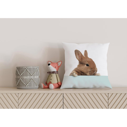 Kissenbezug - Brauner Hase