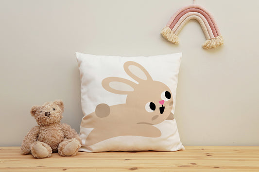Kissenbezug - Springender Hase