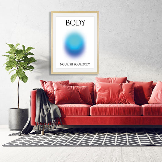 Rahmenbild - Body Nourish Your Body Wohnbeispiel