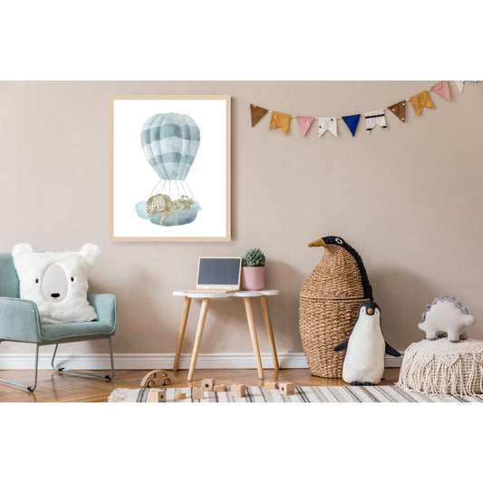 Cadre photo - montgolfière