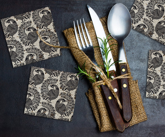 Steinuntersetzer-Set - Rosalie Wohnbeispiel