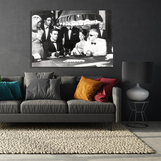 Acrylglasbild - James Bond Connery Wohnbeispiel