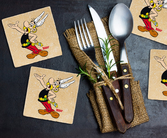 Steinuntersetzer-Set - Asterix