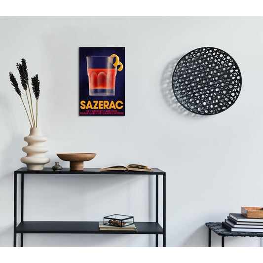 Blechschild - Sazerac - Einrichtungsbeispiel Foto