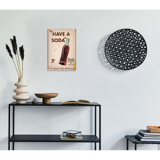 Blechschild - Have A Soda - Einrichtungsbeispiel Foto