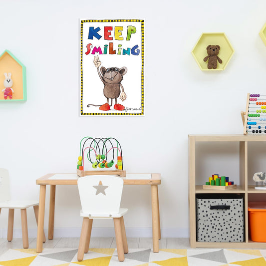 Janosch Blechschild - Keep Smiling Bär