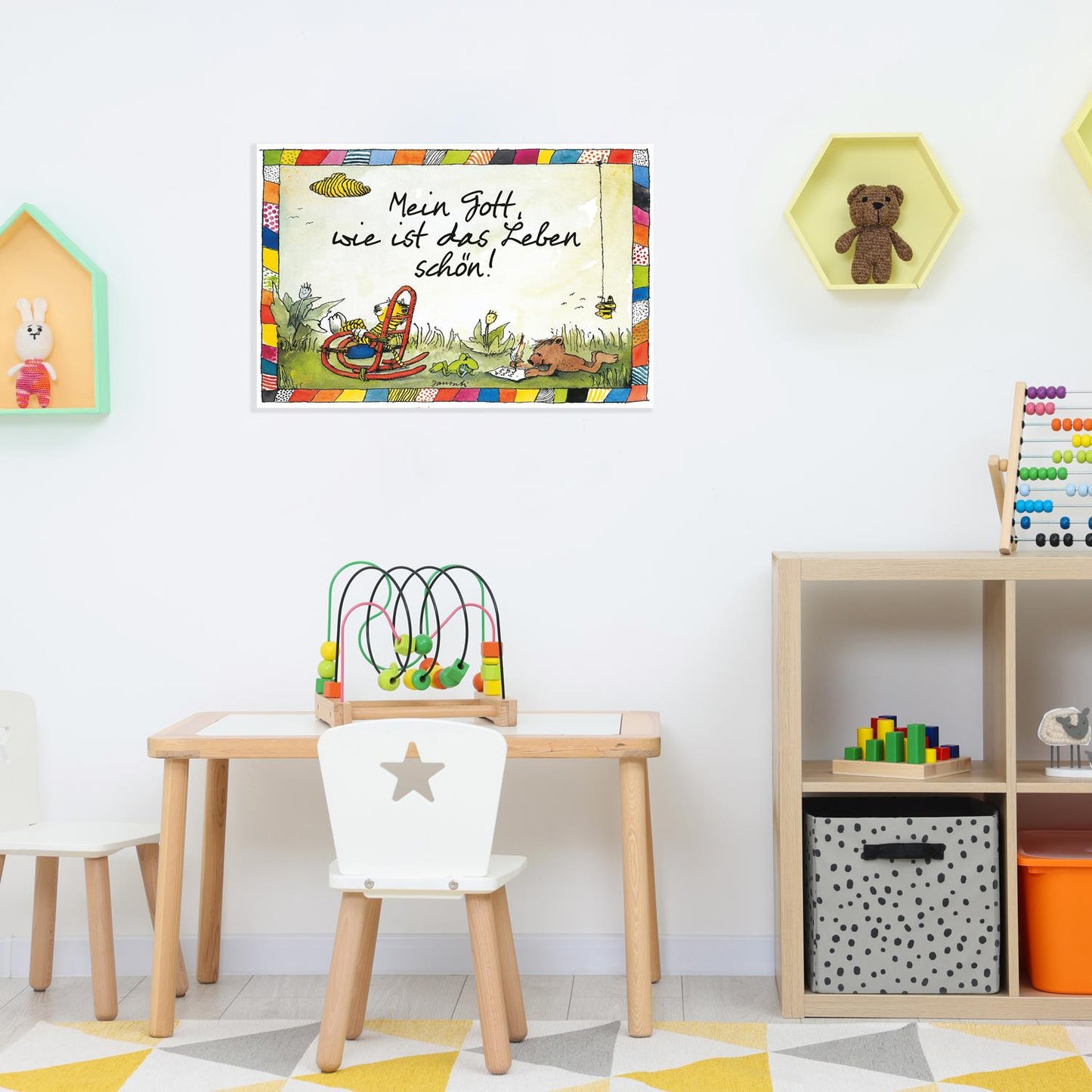 Janosch metal sign - How beautiful life is