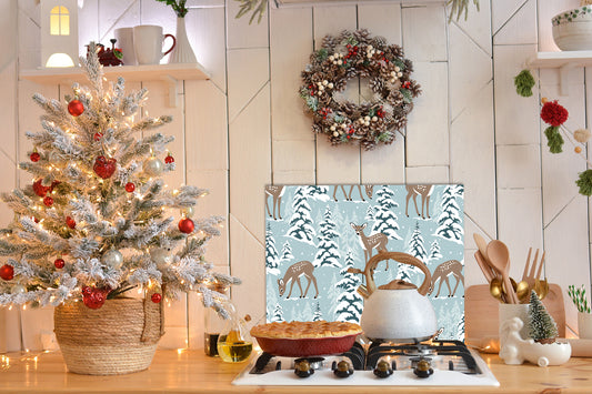 Spritzschutz - Winter Fawn Wohnbeispiel