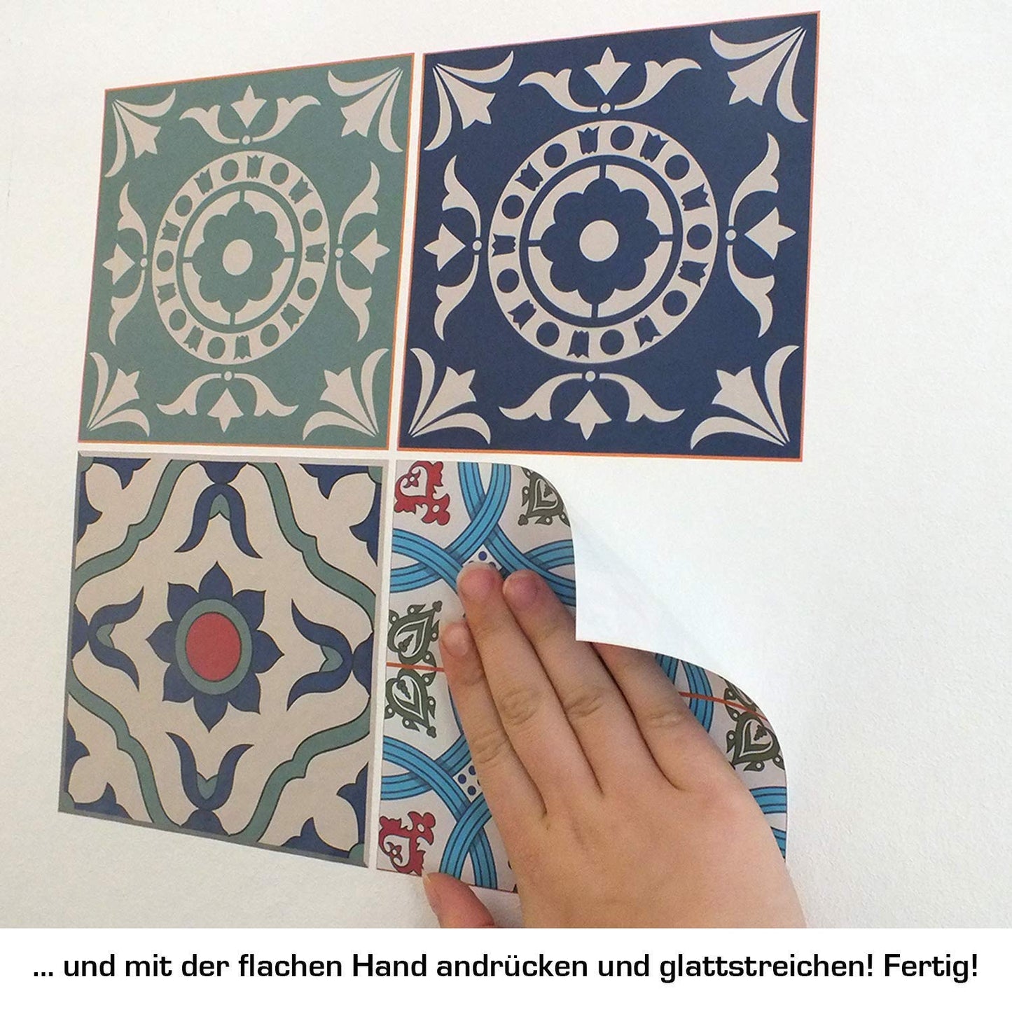 Stickerfliesen - Lias 12er-Set Detail