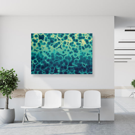 Medical Office Art - Spirilla bacteria - Einrichtungsbeispiel Foto