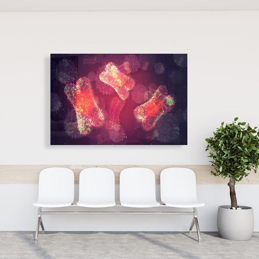 Medical Office Art - Pathogenic Viral - Einrichtungsbeispiel Foto