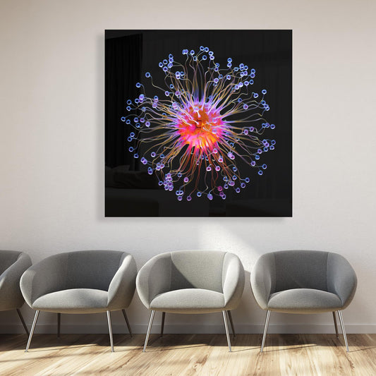 Medical Office Art - Art of surreal bacteria - Einrichtungsbeispiel Foto