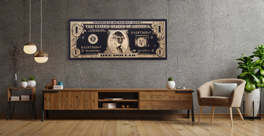 Blattgold Bild - GEORGE Wohnbeispiel