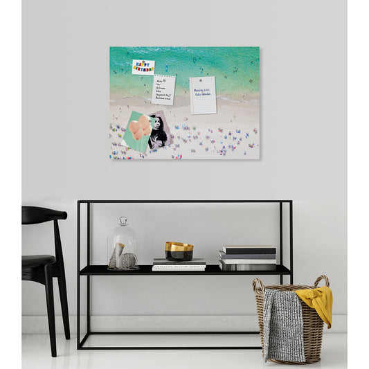 Magnetisches Markerboard - Beach from above Wohnbeispiel