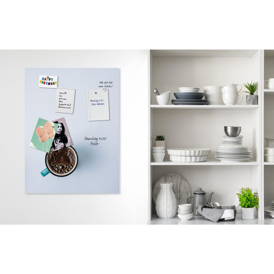 Magnetisches Markerboard - Coffee Time Wohnbeispiel