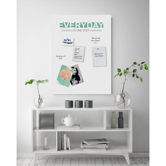 Magnetisches Markerboard - Everyday is one step Wohnbeispiel