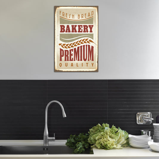 Blechschild Bakery - Premium Quality Wohnbeispiel