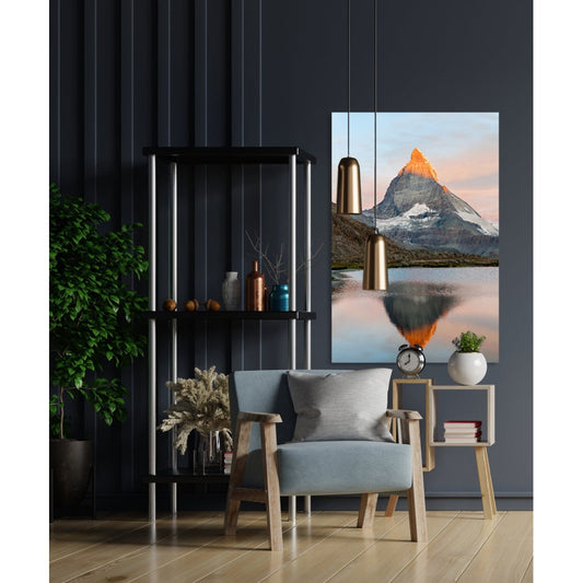 Acrylglasbild - Matterhorn Wohnbeispiel