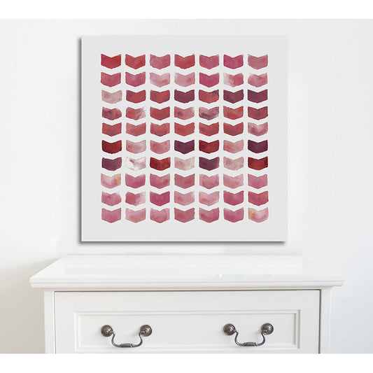 Leinwandbild - Linky Red Wohnbeispiel