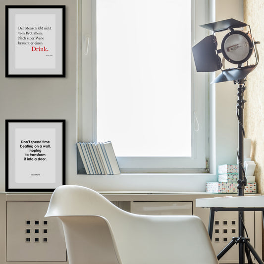 Rahmenbild - Der Mensch lebt nicht vom Brot allein Wohnbeispiel