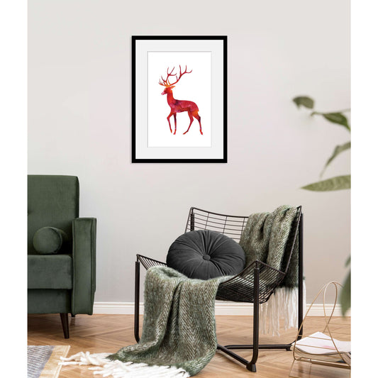 Rahmenbild - Red Deer Wohnbeispiel