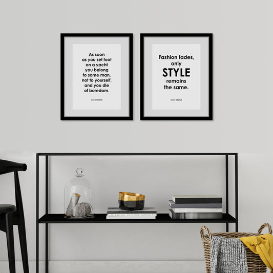 Rahmenbild - Fashion Fades Wohnbeispiel